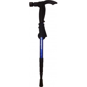 138339 Τηλεσκοπικό Μπατόν Ορειβασίας Αλουμινίου 1τμχ Μπλε