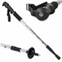 Τηλεσκοπικά Μπαστούνια Πεζοπορίας Nordic Walking Trekking Poles Walking Stick Silver