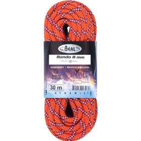 Σχοινί Αναρρίχησης Beal Rando Standard 8mm - 30m - Orange / 30 m / BC08R.30.O Σχοινί Αναρρίχησης Beal Rando Standard 8mm - 30m - Orange / 30 m / BC08R.30.O