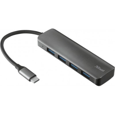 Trust Halyx USB 3.2 Hub 4 Θυρών με σύνδεση USB-CΚωδικός: 23328 