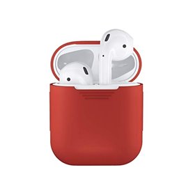 Senso Θήκη Σιλικόνης σε Κόκκινο χρώμα για Apple AirPods Senso Θήκη Σιλικόνης σε Κόκκινο χρώμα για Apple AirPods