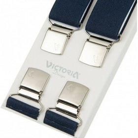 Victoria Τιράντες Μονόχρωμες Navy Μπλε Victoria Τιράντες Μονόχρωμες Navy Μπλε