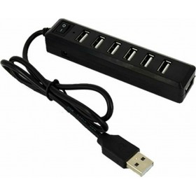 Lamtech USB 2.0 Hub 7 Θυρών με σύνδεση USB-AΚωδικός: LAM040501 