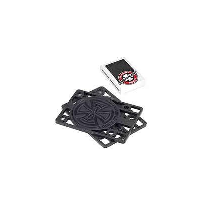 INDEPENDENT ΒΙΔΕΣ SKATE INDY RISER PADS - BLACK-IND-RSR-0001-121-BLACK