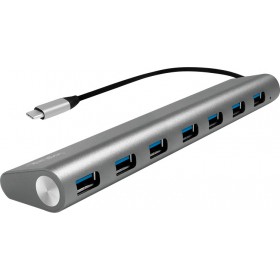 LogiLink USB 3.1 Hub 7 Θυρών με σύνδεση USB-C ΑσημίΚωδικός: UA0310 