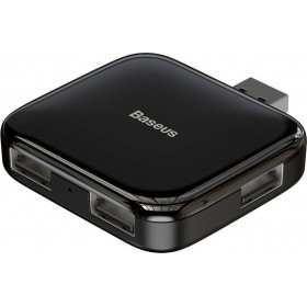 Baseus Fully Folded USB 2.0 Hub 4 Θυρών με σύνδεση USB-AΚωδικός: CAHUB-CW01  Baseus Fully Folded USB 2.0 Hub 4 Θυρών με σύνδεση USB-AΚωδικός: CAHUB-CW01