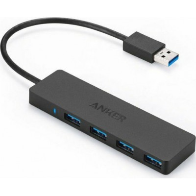 Anker USB 3.0 Hub 4 Θυρών με σύνδεση USB-AΚωδικός: A7516011 