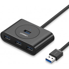 Ugreen CR113 USB 3.0 Hub 4 Θυρών με σύνδεση USB-A και Εξωτερική Παροχή ΡεύματοςΚωδικός: 20291 