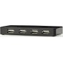 Nedis UHUBU2730BK USB 2.0 Hub 7 Θυρών με σύνδεση USB-A &amp Θύρα Φόρτισης και Εξωτερική Παροχή ΡεύματοςΚωδικός: 233-1872 