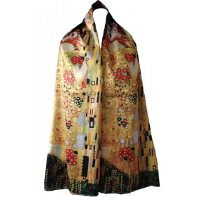 Gustav Klimt Γυναικείο Μεταξωτό Φουλάρι ΠολύχρωμοΚωδικός: GMA-227 