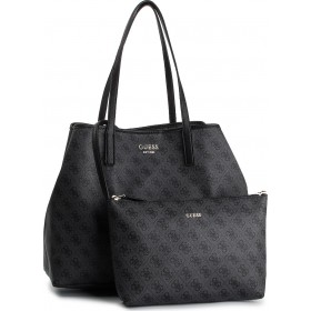 Guess Vikky SG Γυναικεία Τσάντα Shopper 'Ωμου σε Μαύρο χρώμα Guess Vikky SG Γυναικεία Τσάντα Shopper 'Ωμου σε Μαύρο χρώμα
