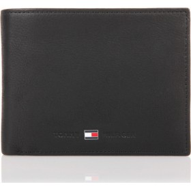 Tommy Hilfiger Leather Credit Card Δερμάτινο Ανδρικό Πορτοφόλι Μαύρο Tommy Hilfiger Leather Credit Card Δερμάτινο Ανδρικό Πορτοφόλι Μαύρο
