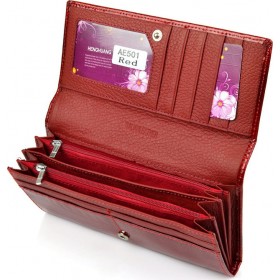 Μεγάλο Δερμάτινο Γυναικείο Πορτοφόλι Κόκκινο Μεγάλο Δερμάτινο Γυναικείο Πορτοφόλι Κόκκινο