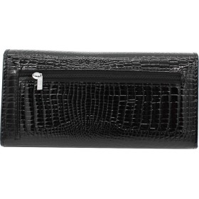 Μεγάλο Δερμάτινο Γυναικείο Πορτοφόλι Μαύρο Μεγάλο Δερμάτινο Γυναικείο Πορτοφόλι Μαύρο