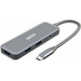 NOD Hybrid USB 3.1 Hub 4 Θυρών με σύνδεση USB-CΚωδικός: 141-0152 