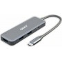 NOD Hybrid USB 3.1 Hub 4 Θυρών με σύνδεση USB-CΚωδικός: 141-0152 