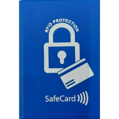 ORNA RFID SECURE Χρωματιστή Θήκη για 12 Κάρτες με Προστασία RFID [0133EXP0000] Μπλε