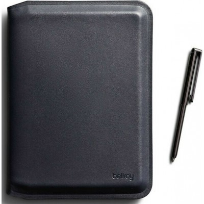 Bellroy Apex Passport Cover Δερμάτινο Ανδρικό Πορτοφόλι Ταξιδίου Μαύρο