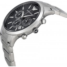 Emporio Armani Ρολόι Χρονογράφος με Μεταλλικό Μπρασελέ σε Ασημί χρώμαΚωδικός: AR2434  Emporio Armani Ρολόι Χρονογράφος με Μεταλλικό Μπρασελέ σε Ασημί χρώμαΚωδικός: AR2434