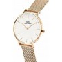 Daniel Wellington Classic Petite Ρολόι με Μεταλλικό Μπρασελέ σε Ροζ Χρυσό χρώμαΚωδικός: DW00100163 