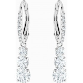 Swarovski Γυναικεία Σκουλαρίκια Κρεμαστά Με Πέτρες Attract Trilogy Round από Ορείχαλκο Swarovski Γυναικεία Σκουλαρίκια Κρεμαστά Με Πέτρες Attract Trilogy Round από Ορείχαλκο