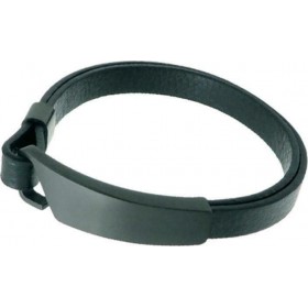 Puppis Ανδρικό Βραχιόλι από Δέρμα