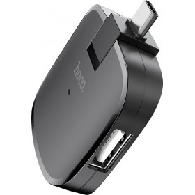 Hoco HB11 USB 2.0 Hub 3 Θυρών με σύνδεση USB-C