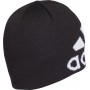 Adidas Bonnet Aeroready Big Logo Ανδρικός Beanie Σκούφος σε Μαύρο χρώμαΚωδικός: FS9029 