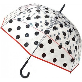 Perletti Αντιανεμική Ομπρέλα Βροχής με Μπαστούνι Διαφανής Perletti Αντιανεμική Ομπρέλα Βροχής με Μπαστούνι Διαφανής