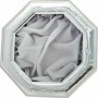 Prince Silvero Στεφανοθήκη White Ασημένια Οκτάγωνη 30x30cm