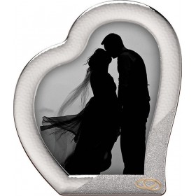 Slevori Στεφανοθήκη Καρδιά Ασημένια 24.9x29cm Slevori Στεφανοθήκη Καρδιά Ασημένια 24.9x29cm