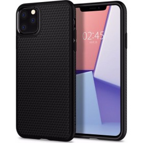 Spigen Liquid Air Back Cover Σιλικόνης Μαύρο (iPhone 11 Pro)