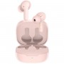 QCY T13 In-ear Bluetooth Handsfree Ακουστικά με Αντοχή στον Ιδρώτα και Θήκη Φόρτισης Ροζ