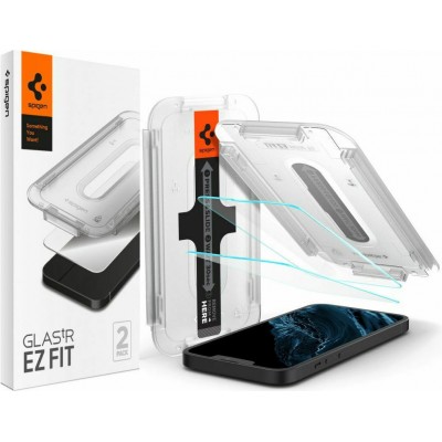 Spigen EZ FIT GLAS.tR SLIM Tempered Glass 2τμχ (iPhone 13 / 13 Pro)