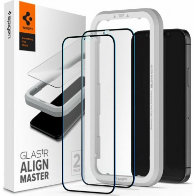 Spigen Full Face Tempered Glass 2τμχ (iPhone 12 Pro Max)
