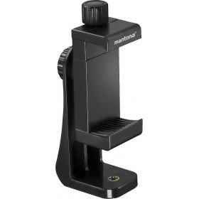 Mantona Rotate Clip 100 Αντάπτορας Κινητού για Τρίποδο σε Μαύρο χρώμα