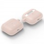 Spigen Silicone Fit Θήκη Σιλικόνης με Γάντζο Pink Sand για Apple AirPods 3