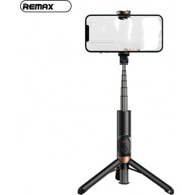 Remax P11 Selfie Stick Τρίποδο Κινητού με Bluetooth Μαύρο