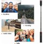 Ezra BST01 Selfie Stick Τρίποδο Κινητού με Bluetooth Μαύρο