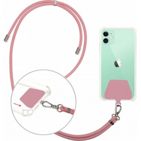 Αντικλεπτικό Λουράκι Λαιμού για Κινητά Ροζ