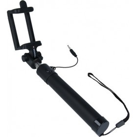 Swissten 32000200 Selfie Stick με Καλώδιο 3.5mm Μαύρο