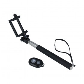 Swissten 32000300 Selfie Stick με Bluetooth Μαύρο