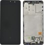 Samsung Οθόνη με Μηχανισμό Αφής και Πλαίσιο για Galaxy A41 (Μαύρο)Κωδικός: GH82-22860A 