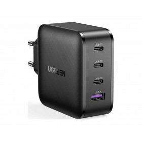 Ugreen Φορτιστής Χωρίς Καλώδιο με Θύρα USB-A και 3 Θύρες USB-C 65W Power Delivery / Quick Charge 2.0 / Quick Charge 3.0 / Quick 