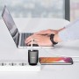 Baseus Φορτιστής Χωρίς Καλώδιο με 2 Θύρες USB-A 10.5W Μαύρος (CCFS-R01)
