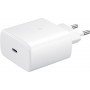 Samsung Φορτιστής με Θύρα USB-A και Καλώδιο USB-C 45W Λευκός (EP-TA845 Retail)