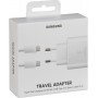 Samsung Φορτιστής με Θύρα USB-A και Καλώδιο USB-C 45W Λευκός (EP-TA845 Retail)