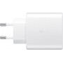 Samsung Φορτιστής με Θύρα USB-A και Καλώδιο USB-C 45W Λευκός (EP-TA845 Retail)