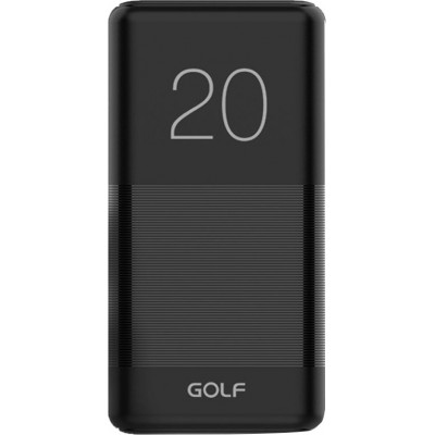 GOLF Candy G81 Power Bank 20000mAh με 2 Θύρες USB-A Μαύρο