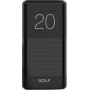 GOLF Candy G81 Power Bank 20000mAh με 2 Θύρες USB-A Μαύρο